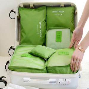 De <span class=keywords><strong>China</strong></span>, venta al <span class=keywords><strong>por</strong></span> mayor ropa de viaje organizador Bolsa 6 unids conjunto de almacenamiento de bolsa de malla colorido bolso - Product Image 5