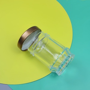 Gran oferta de <span class=keywords><strong>tarro</strong></span> de miel de forma redonda de 75ml de alta calidad, tarros de vidrio de embalaje de Nido de Pájaro vacío transparente con tapón de rosca - Product Image 3