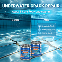Revêtement liquide époxy transparent à séchage rapide, anti-fuite, peinture pour meubles et bateaux, non toxique, scellant UV pour toitures et salles de bain, application au pinceau