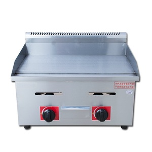 Parrilla Plancha de Gas Comercial para Cocina de Restaurante de <span class=keywords><strong>Comida</strong></span> Rápida, Plancha de Acero Inoxidable para Encimera, Parrilla de Barbacoa a Gas GLP - Product Image 3