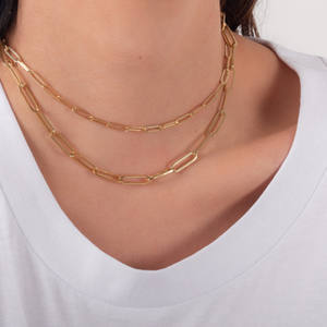 Женская цепочка из нержавеющей стали, <span class=keywords><strong>3</strong></span> мм, 4 мм - Product Image 2