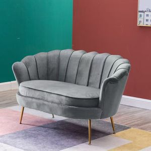 Free Sample Modern Hotel Home Furniture Balcony Reclining Fabric Recliner Leisure Living Room Velvet Lounge <b>Sofa</b> Chair - Product Image 5