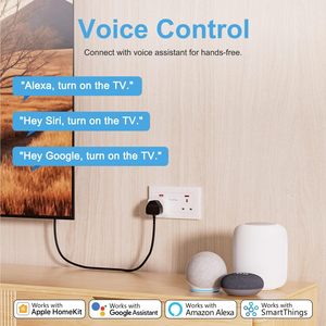 ปลั๊กอัจฉริยะ Wifi Matter ในสหราชอาณาจักร<span class=keywords><strong>2</strong></span>.4GHz ใช้ได้กับ Apple homekit Alexa Google Home สิ่งของอัจฉริยะ - Product Image 6