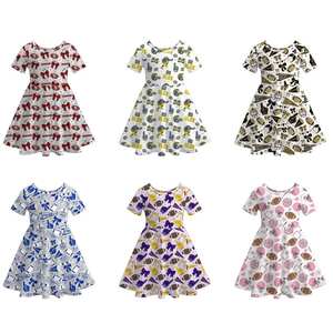 All'ingrosso Pre-ordine blu <span class=keywords><strong>Go</strong></span> Team di calcio vestito da allegria per bambini o collo collo dolce stile di latte di seta per le ragazze - Product Image 1