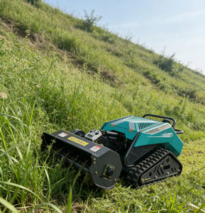 Cortadora de Césped Robótica Todoterreno con Certificación CE y EPA, Desbrozadora Inalámbrica para Agricultura, Robot Cortacésped Inteligente con Control Remoto - Product Image 2