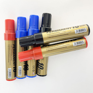 Best Buy Surwin Punta de cincel Jumbo no tóxica Marcador <span class=keywords><strong>permanente</strong></span> impermeable 10mm Ancho de escritura Varios colores para uso escolar y oficina - Product Image 5