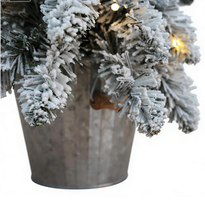 Décorations de Noël artificielles de haute qualité et ornements de table, fonctionnant sur piles, écologiques, faible MOQ - Product Image 4