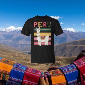 Camiseta con diseño de llama peruana, camiseta gráfica divertida, unisex, para hombres y mujeres - Product Image 3