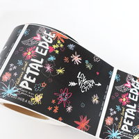 Étiquettes autocollantes personnalisées de haute qualité avec impression de logo de marque premium, imperméables et adhésives, pour l'emballage de marques de luxe