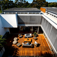 Panneau décoratif extérieur en aluminium pour villa, léger, durable, ventilé, économie d'énergie, OEM ODM