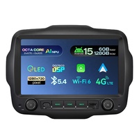 XTRONS Système de navigation stéréo Android 15 de 9 pouces 6+128 Go pour Jeep Renegade 2015-2020 QLED 4G DSP Sortie audio coaxiale BT5.4