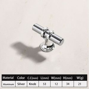 Tiradores Modernos de Aleación de Aluminio Nawei de 30 mm para Cajones, Armarios, Cómodas, Sala de Estar, Cocina y Puertas Exteriores - Product Image 4