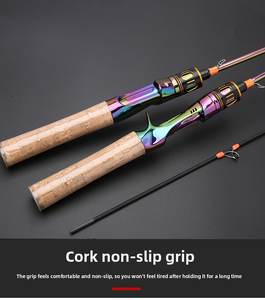 Nouvelle canne à pêche en carbone avec poignée EVA, action moyenne MH, pour la pêche au bar, à la truite, au poisson osseux en eau douce, qui brille dans le noir - Product Image 6