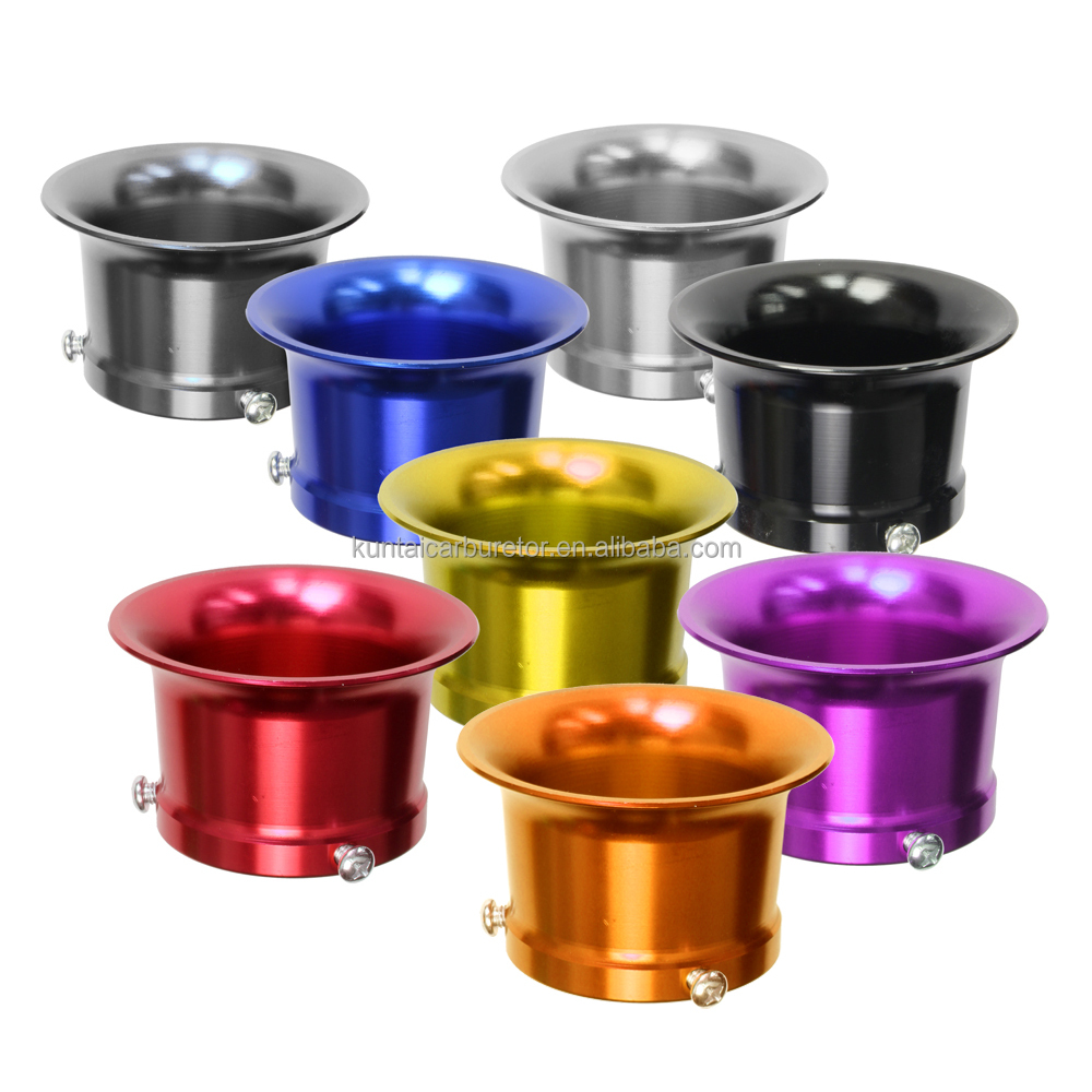 50mm Motorcycle ATV Air Filter Horn Cup Velocity Stack For PWK 24/26/28/30 Carb – Red, Rubber & Sponge - View #4