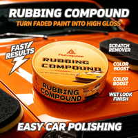 Cire de Restauration Premium pour Peinture Automobile 230g – Pâte de Polissage Haute Brillance Anti-Oxydation pour Voiture, Composé à Frotter pour Marque Privée