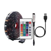 Bande LED Flexible RGB pour Contrôle par Application, Éclairage d'Ambiance pour Écran TV et Ordinateur, USB 5050 5V