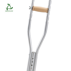 MEDEASE Bastoni Telescopici Regolabili in Altezza, Leggeri in Lega di Alluminio, Comodi e Portatili per Uso Medico - Product Image 1