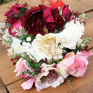 Hera fabbrica <span class=keywords><strong>di</strong></span> Cerimonia Nuziale artificiale <span class=keywords><strong>Di</strong></span> Seta Da Sposa In Tessuto Floreale dei <span class=keywords><strong>capelli</strong></span> corona <span class=keywords><strong>di</strong></span> <span class=keywords><strong>fiori</strong></span> della fascia Corona - Product Image 2