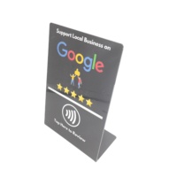 Cartes de support pour avis Google avec code QR variable, impression programmable, NFC 213/215/216, 190*110mm