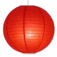 Lanterne en papier chinoise ronde de 12 pouces en gros