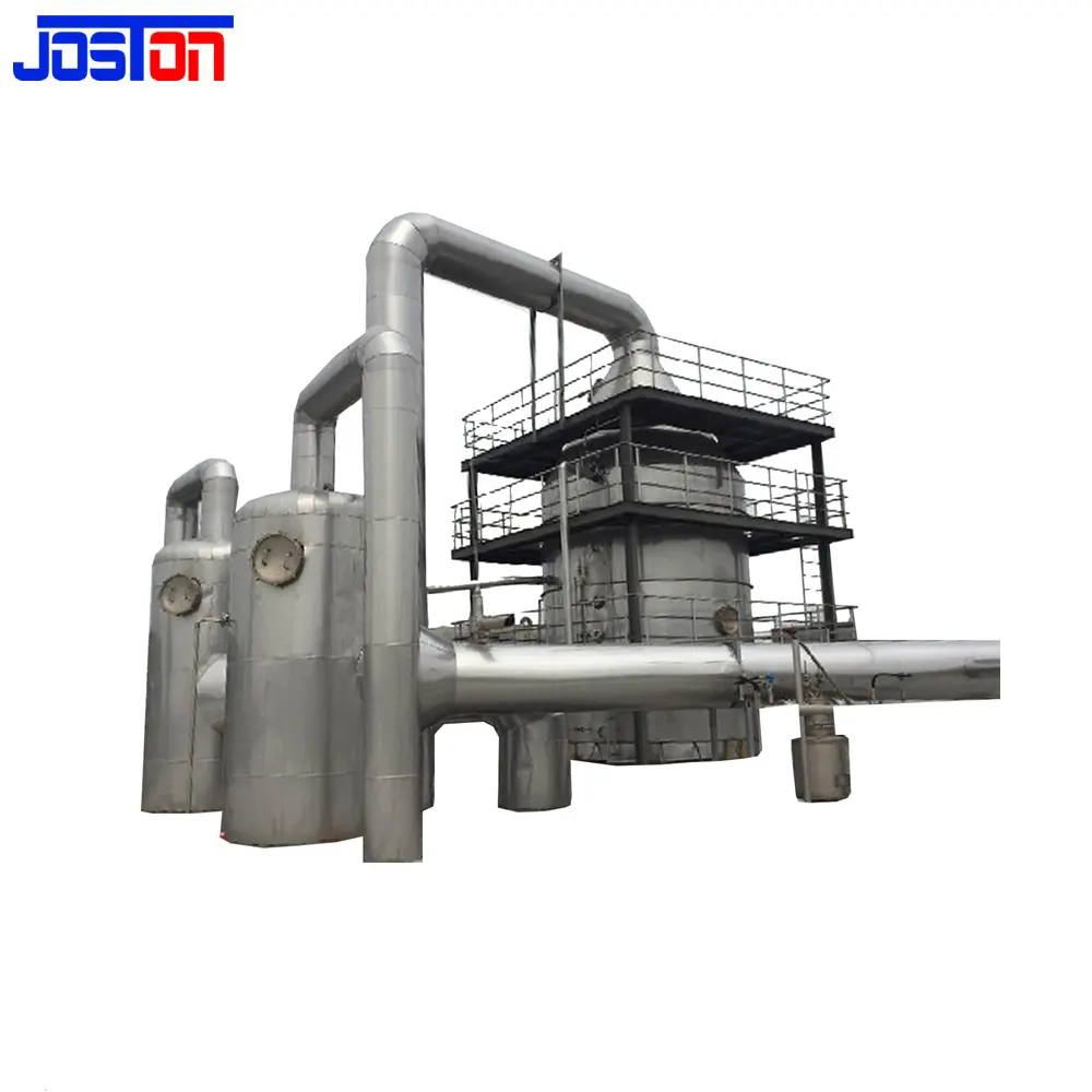JOSTON stainless steel Waste Water liquid industrial MVR vacuum evaporator machine concentrator