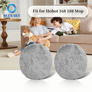 Cửa sổ làm sạch weeper quét vải cho hobots 168 188 lau Pro Robot Máy hút bụi phụ tùng quét lau miếng đệm Phụ kiện - Product Image 4