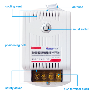 מתג שליטה מרחוק עבור תאורה ביתית 220v nfc רשת 3 שקעים משאבת מנוע מנוע הפעלה מרחוק & שקעים - Product Image 2
