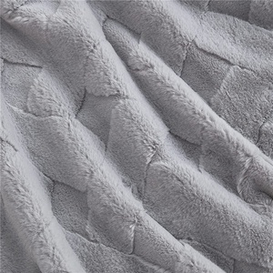 Couverture en <span class=keywords><strong>fausse</strong></span> <span class=keywords><strong>fourrure</strong></span> épaisse et chaude, 100% Polyester, <span class=keywords><strong>fausse</strong></span> <span class=keywords><strong>fourrure</strong></span> pour hiver, vente en gros - Product Image 3
