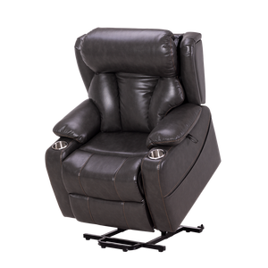 टेक्फोर्केयर लक्जरी रिक्लियर लिफ्ट सोफा बुजुर्ग देखभाल शून्य जी इलेक्ट्रिक रेक्लियर चेयर 4 मोटर - Product Image 1