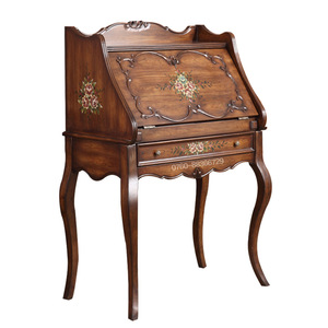 <span class=keywords><strong>Scrivania</strong></span> Multifunzionale Stile Country Americano Vintage in Legno Dipinto con Coperchio Ribaltabile per Uso Commerciale - Product Image 1