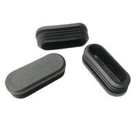 Cache-trou ovale en plastique moulé par injection pour pieds de table, chaise et meubles