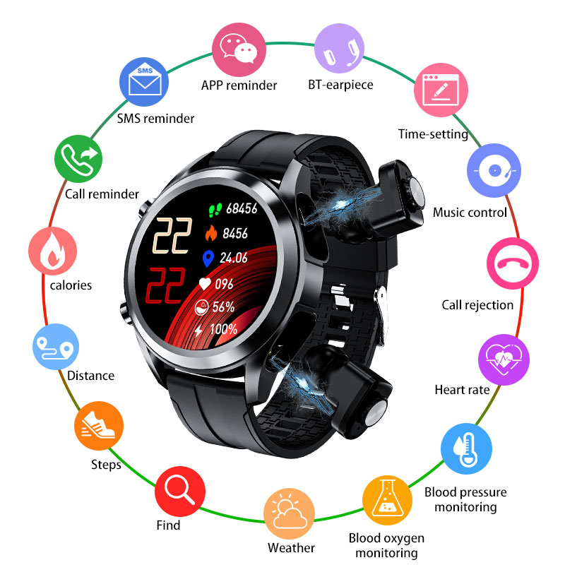 Bluetooth Smart Watch Terbaru 2019 Smartwatch T92 Pro With TWS