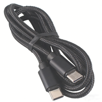 Cable de Carga Rápida 5V2A con Doble Tipo-C, Revestimiento de Nailon Resistente al Desgaste, Transmisión de Datos de Alta Velocidad para Impresora, Compatible con Todos