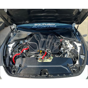 ฝาครอบเครื่องยนต์คาร์บอนไฟเบอร์ Drifton Dry สำหรับ Infiniti Q50 3.0T ปี 2013-2024 - Product Image 4