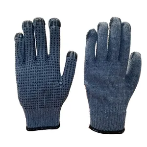 Chinese Supplier Safety Gloves Pvc Dotted White Cotton Gloves For Construction Work