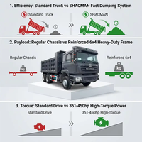 Самосвал SHACMAN 6x4 для карьерных работ, землеройных операций и крупных проектов
