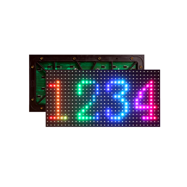 Full Color LED Display Module P8 Outdoor RGB SMD High Brightness LED Board 256x128mm