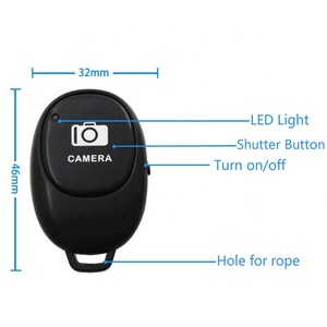 Télécommande sans fil Bluetooth pour <span class=keywords><strong>selfie</strong></span> pour iPhone, smartphone Android - Product Image 4