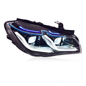 10-15 X1 E84 <b>LED</b> <b>Headlight</b> Assembly for Restoration 6000K Blue Eyebrow Daytime Running Light Turn Signal 12V Car Bulb OE No - Product Image 1