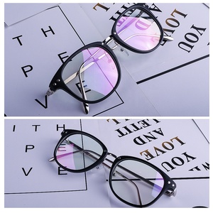 Acétate granule Noir Cadres Optiques Avec Logo <span class=keywords><strong>Monture</strong></span> de lunettes En Plastique Transparent Montures De Lunettes - Product Image 6