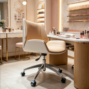 Chaise de salon à vérin à <span class=keywords><strong>gaz</strong></span> pour coiffure et pédicure avec fonction de réglage en hauteur - Product Image 1