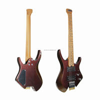 Wholesale Stringed Instruments Deviser Guitar Factory Headless Electric Guitar for OEM