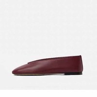 Chaussures plates de ballet en cuir véritable tressées à la main, personnalisées, 2025, dorées, pour femmes, à bout ouvert, légères, style Mary Jane, pour l'été