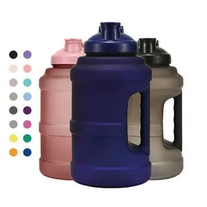 Customized Time Marker 32OZ 1 Gallon Plastic motivational Water Bottle PETG Custom Capacity Sports Drinking Jug 2 Litres