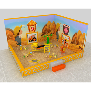 Aire <span class=keywords><strong>de</strong></span> jeux intérieure Diggerland pour usage commercial, espace <span class=keywords><strong>de</strong></span> jeu avec piscine à <span class=keywords><strong>sable</strong></span>, excavatrice, grue, arbre et mur <span class=keywords><strong>de</strong></span> <span class=keywords><strong>sable</strong></span> - Product Image 4