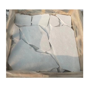 Forme irrégulière <span class=keywords><strong>style</strong></span> chaud bricolage jardin <span class=keywords><strong>pavé</strong></span> fou carreaux de pierre blanche - Product Image 1