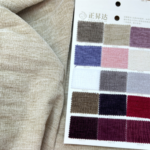 L7877 #2025 Nouvelle Arrivée Tissu Peluche Chenille avec Double Face Couleur Solide pour <span class=keywords><strong>Pyjama</strong></span> et Couverture Eco-friendly - Product Image 1