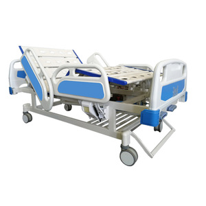 Cama de Hospital Manual Cimai B201 Azul para Pacientes Postrados en Cama, Uso en Salas de Hospital - Product Image 4