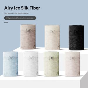 Braguitas de encaje de malla de talle medio, sin costuras, ultrafinas, de jacquard, de nailon, transpirables y cómodas para el verano. - Product Image 3