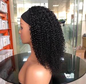 Peluca de Cabello Humano Remy Brasileño 100% en Oferta, Alta Densidad 250%, Rizado Jerry Afro, Pedido Mínimo 1 Pieza - Product Image 1